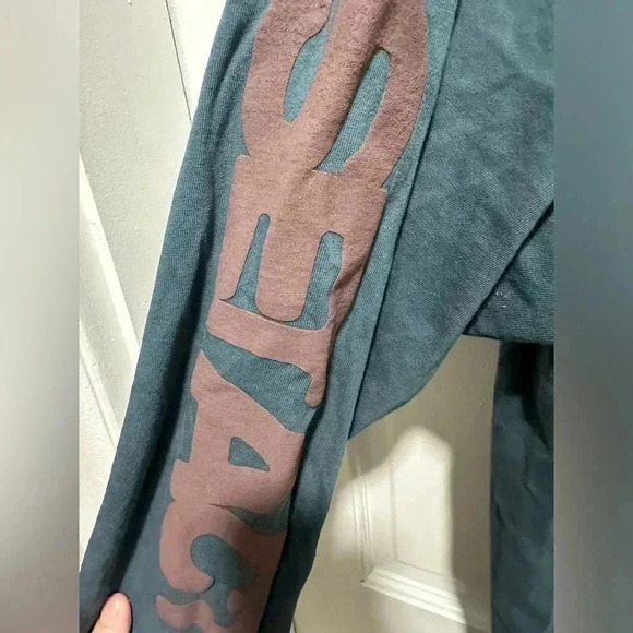 SET ACTIVE Oversized Long Sleeve Athleisure Tee OS - Picture 4 of 4